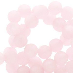 Polaris Perle 8 mm rund matt Whisper pink