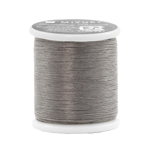 Miyuki Kordel beading Medium grau