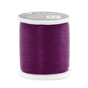 Miyuki Kordel beading Aubergine purple