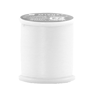 Miyuki Kordel beading Weiss
