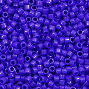 Miyuki Perlen 11/0 delica's Opaque cobalt blau
