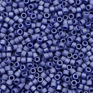 Miyuki Perlen 11/0 delica's Metallic matte royal blue