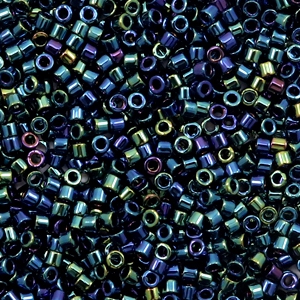 Miyuki Perlen 11/0 delica's Metallic iris dark blue