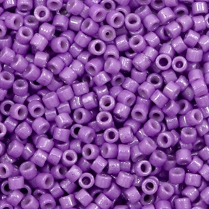 Miyuki Perlen 11/0 delica's Duracoat opaque dyed anemone purple