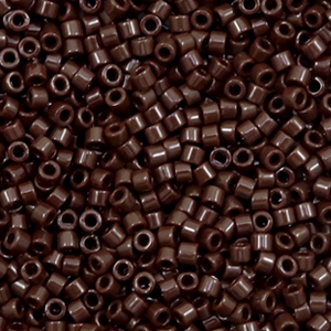 Miyuki Perlen 11/0 delica's Opaque chocolate brown