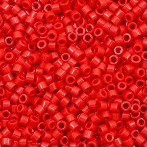 Miyuki Perlen 11/0 delica's Opaque red