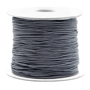 Gef&auml;rbt Elastik 0.8mm Cool grey