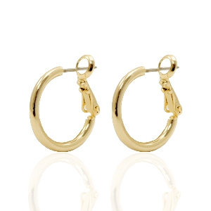 DQ Ohrringe Creolen 18mm Gold 