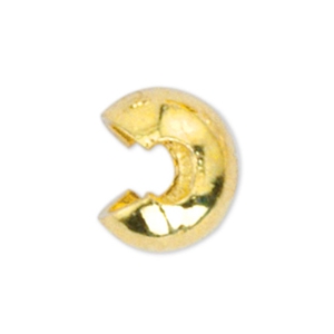 Quetsch-Kaschierperlen Beadalon 5mm Gold