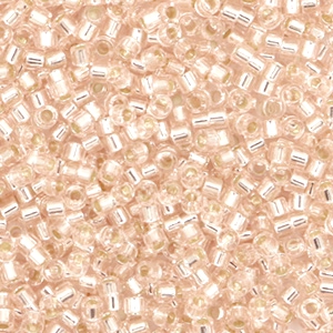 Miyuki Perlen 11/0 delica's Silverlined pink mist DB-1203