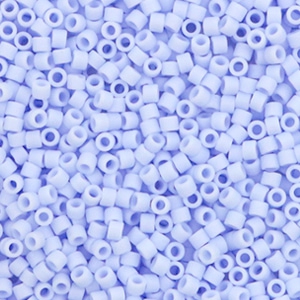 Miyuki Perlen 11/0 delica's Opaque matte agate blue DB-1587