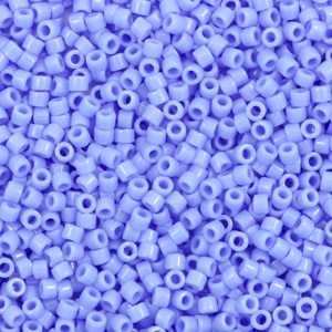 Miyuki Perlen 11/0 delica's Opaque periwinkle blue DB-730