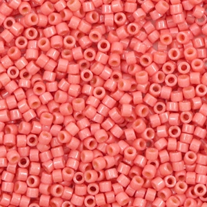 Miyuki Perlen 11/0 delica's Duracoat opaque dyed light watermelon pink DB-2114