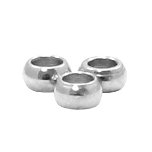 Perlen aus Rostfreiem Stahl - Stainless Steel 2mm Silber 