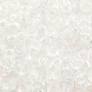 Miyuki 6/0 Rocailles Transparent AB crystal 6-250