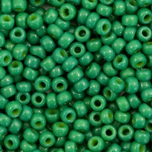 Miyuki 8/0 Rocailles Duracoat opaque spruce green 8-4477