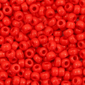Miyuki 8/0 Rocailles Opaque red 8-408