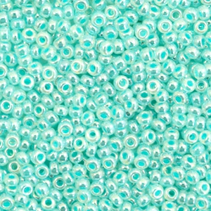 Miyuki 11/0 Rocailles Ceylon aqua green 11-536