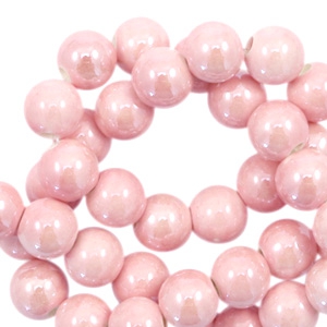 Keramik Perlen 6mm Pink