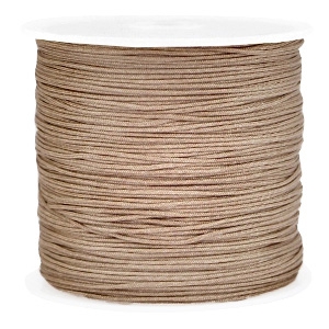 Band Macram&eacute; 0.8mm Light brown