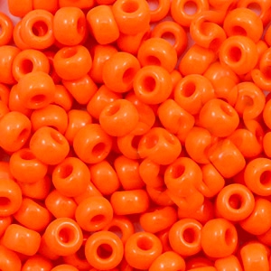 Miyuki 6/0 Rocailles Opaque orange 6-406