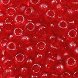 Miyuki 6/0 Rocailles Transparent ruby red 6-141