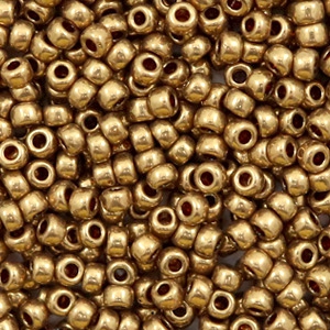Miyuki 8/0 Rocailles Metallic light bronze 8-457L