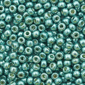 Miyuki 8/0 Rocailles Duracoat galvanized sea foam green 8-4217