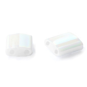 Miyuki Perlen 5x5mm tila White pearl AB TL-471
