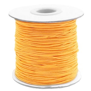 Gef&auml;rbt Elastik 1mm Sunflower orange