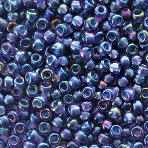 Miyuki 8/0 Rocailles Fancy lined tidal blue 8-3539