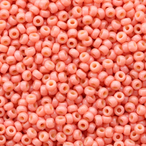 Miyuki 11/0 Rocailles Duracoat opaque light watermelon pink 11-4464