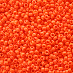 Miyuki 11/0 Rocailles Opaque orange 11-406