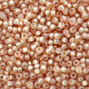 Miyuki 11/0 Rocailles Duracoat silverlined dyed topaz gold 11-4243