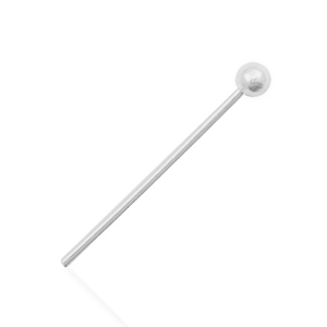 Zubeh&ouml;r 925 Silber Nietstiften 20mm Silber