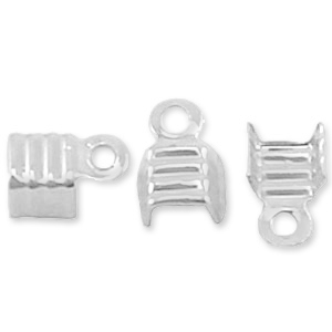 Zubeh&ouml;r 925 Silber Klemmen 3mm Silber