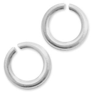 Zubeh&ouml;r 925 Silber Bindering 4mm Silber