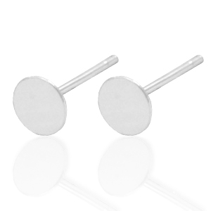 Zubeh&ouml;r 925 Silber Ohrstecker 5mm Silber