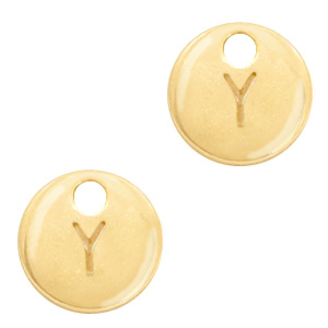 Anh&auml;nger Metall Basic quality Initiale Y Gold (Nickelfrei)