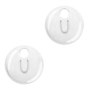 Anh&auml;nger Metall Basic quality Initiale U Antik silber (Nickelfrei)