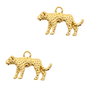Anh&auml;nger Metall Basic quality Leopard Gold (nickelefrei)