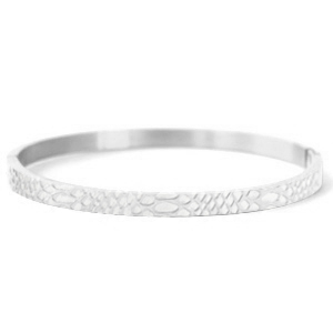 Stainless Steel - Rostfrei Stahl Armb&auml;nder Schlange Silber