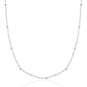Stainless Steel - Rostfrei Stahl Kette Ball Mix&Match Silber
