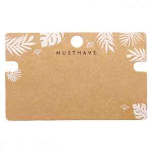 Karten f&uuml;r Schmuck 'musthave' Leaves Brown