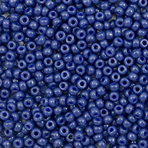 Miyuki 11/0 Rocailles Duracoat opaque dyed navy blue 11-4493