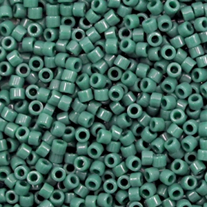 Miyuki Perlen 11/0 delica's Duracoat opaque dyed forest green DB-2358