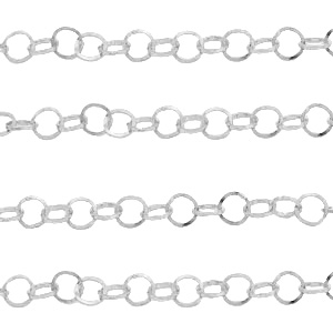 Zubeh&ouml;r aus Stainless Steel - Rostfreiem Stahl Gliederkette Silber