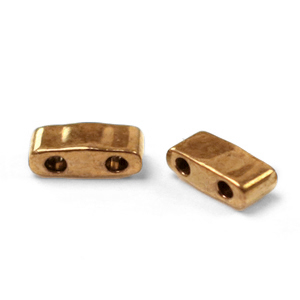 Miyuki Perlen 5x2.3mm half tila Metallic dark bronze HTL-457