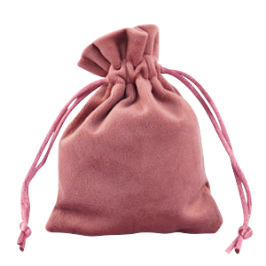 Velvet Schmuck Beutel Antique pink
