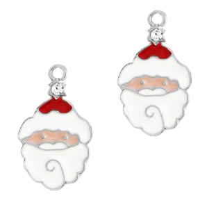 Anh&auml;nger Metall Basic Quality Santa Silber-weiss